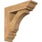 Ekena Millwork Imperial Traditional Smooth Bracket w/ Offset Brace, Western Red Cedar, 5 1/2"W x 18"D x 18"H BKT0604X18X18IMP01SWR - alternate 1